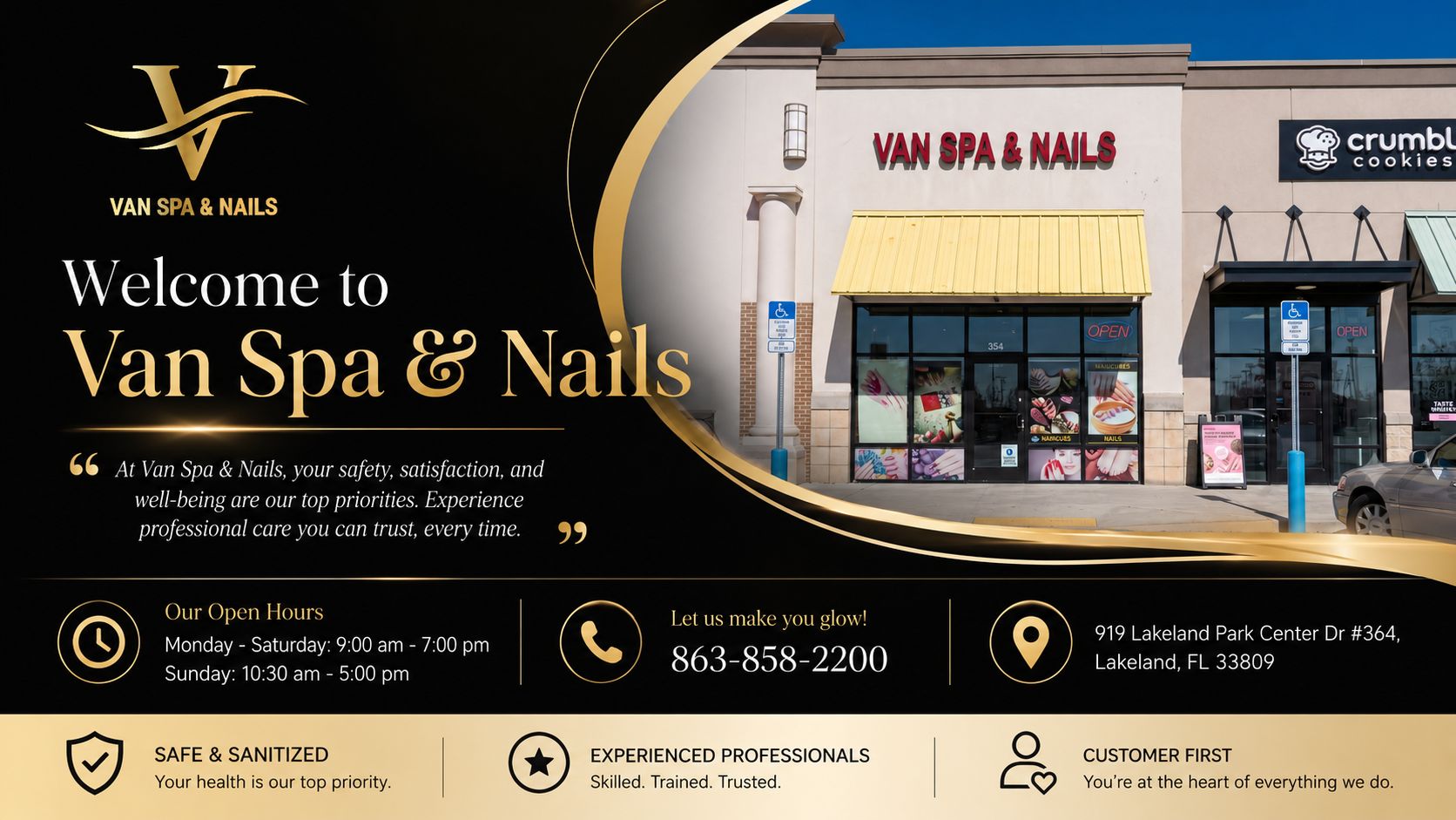 Van Spa & Nails - Nail salon near me Lakeland, FL 33809 - Nail Salon Lakeland