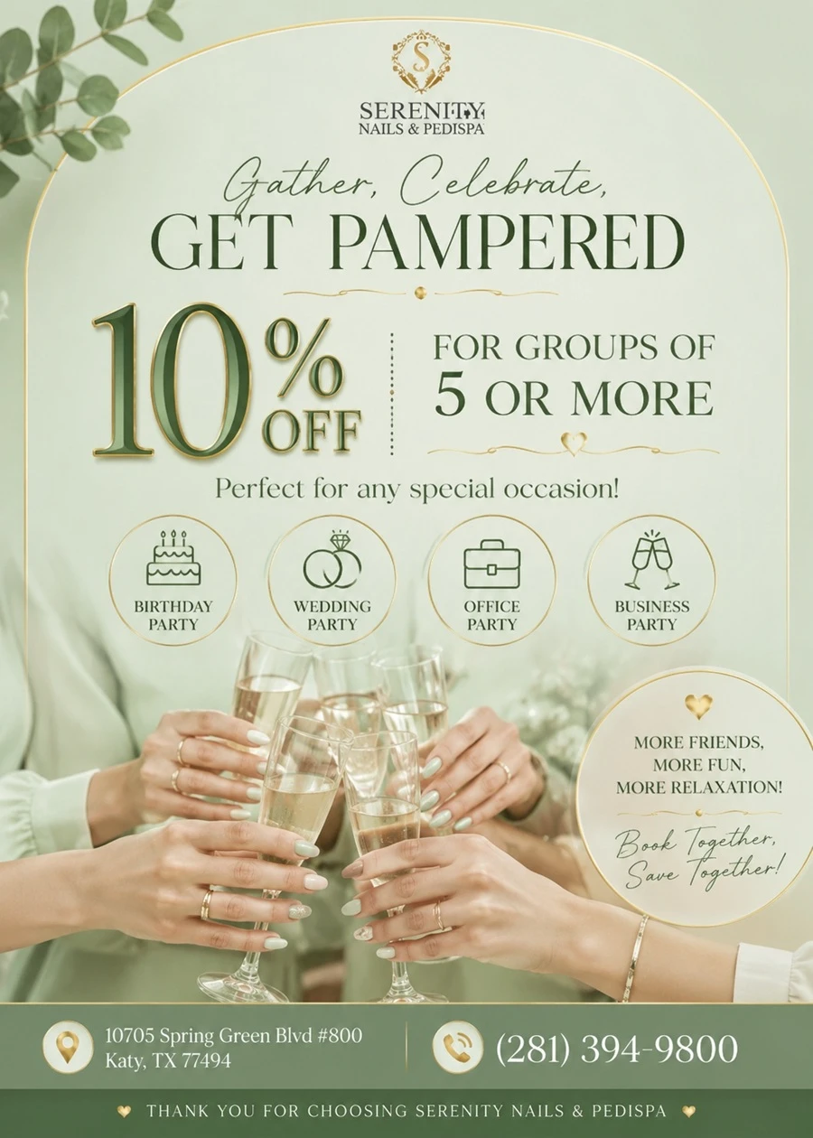 10% OFF for Groups of 5 or More