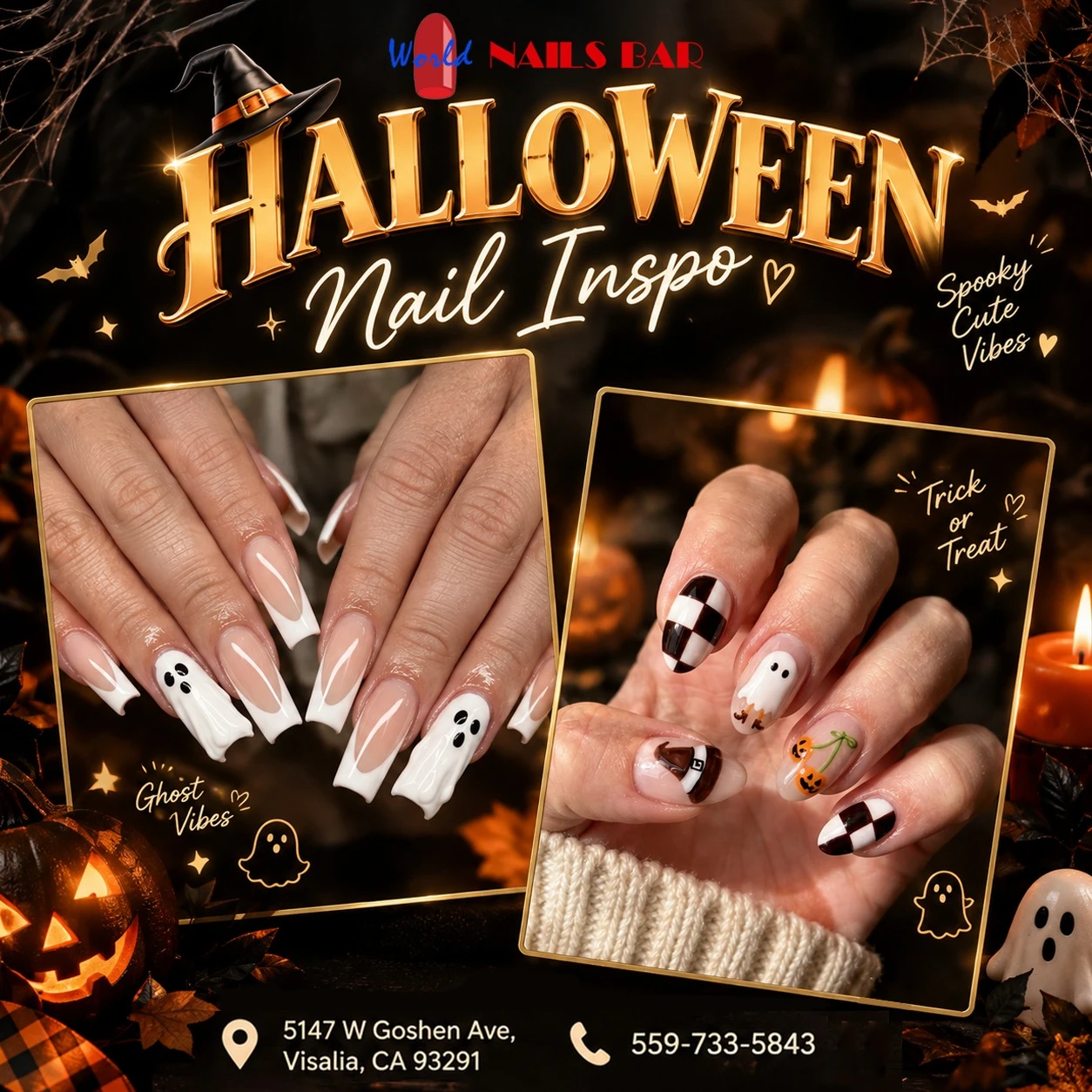 Spooky season is officially here and we are obsessed with these Halloween Nail Inspo looks