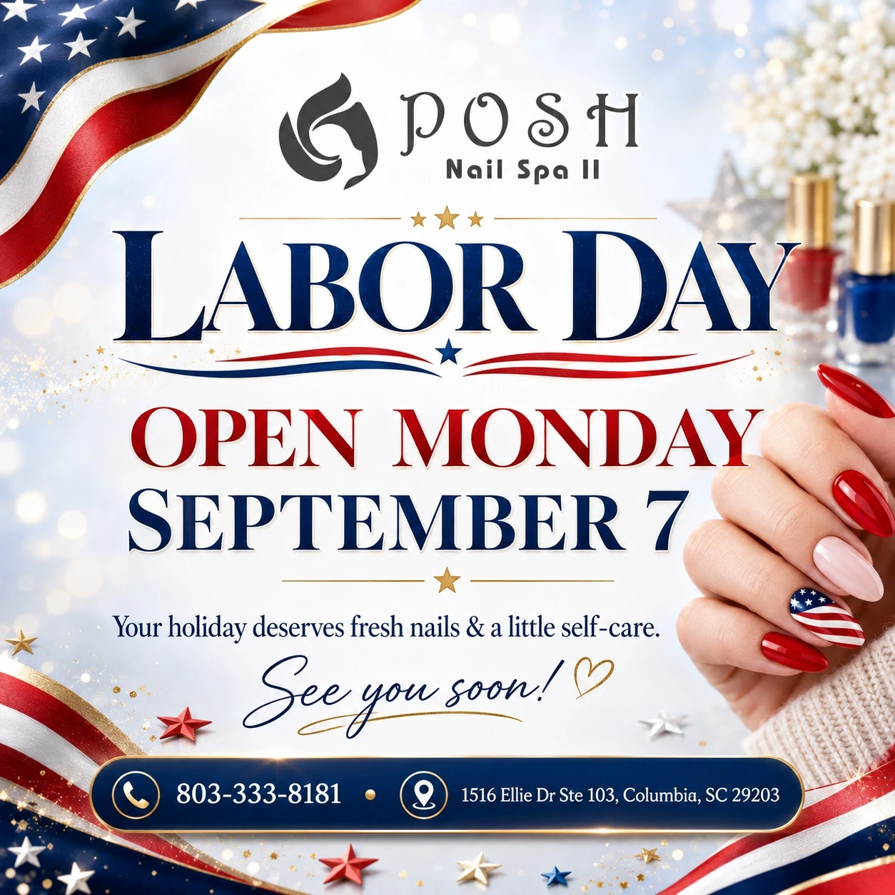 Open Monday, September 7