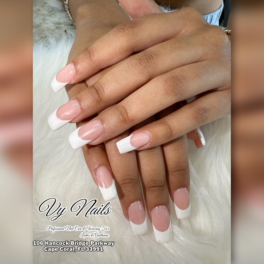 Trendy nail design by Vy Nails