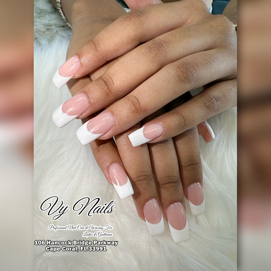 Trendy nail design by Vy Nails