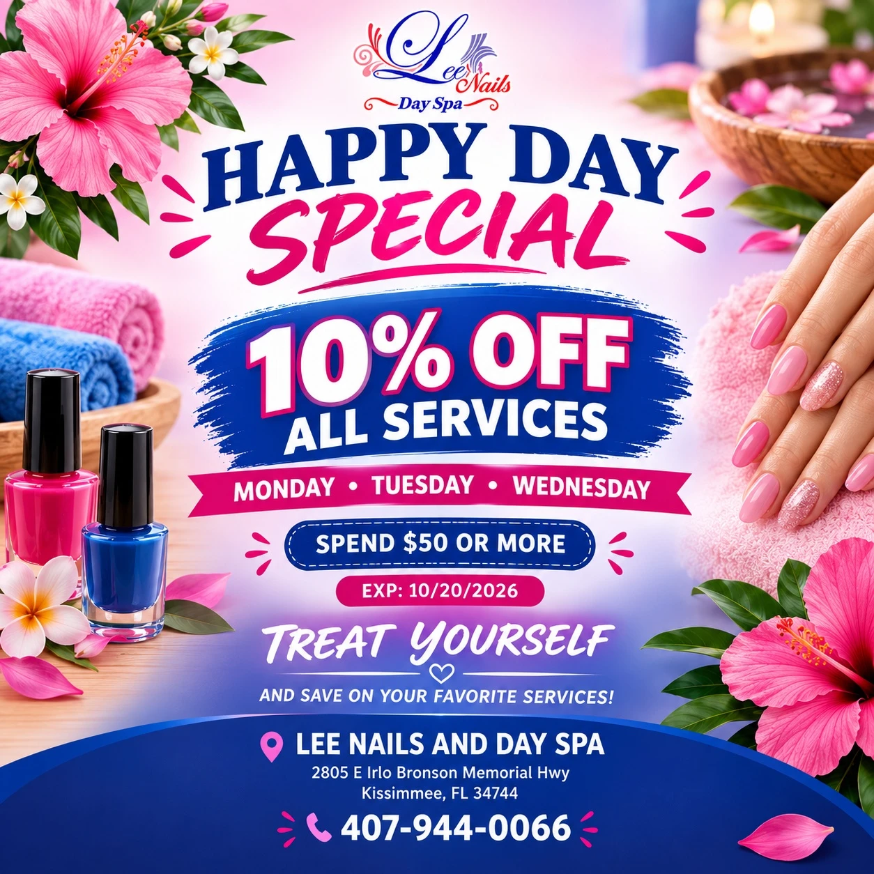 10% OFF ALL SERVICES