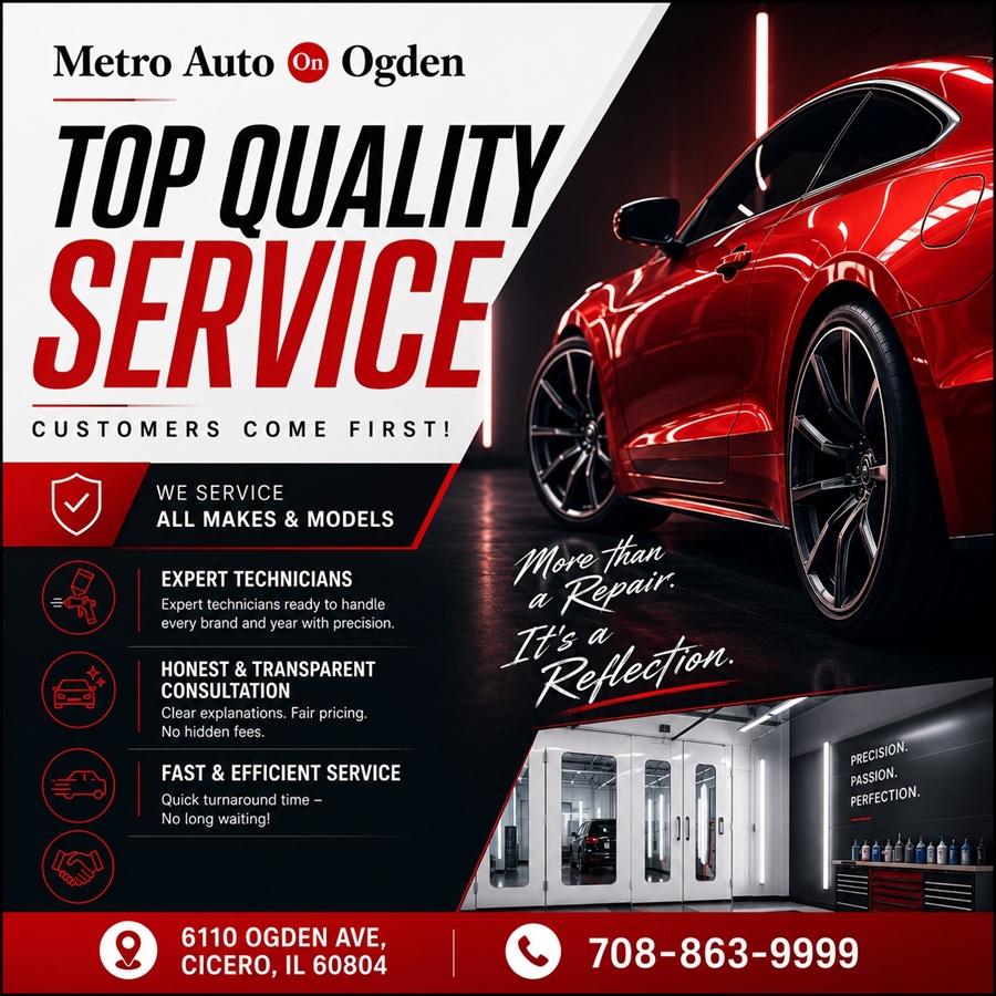 Metro Auto On Ogden | Auto body repair shop in Cicero, IL 60804