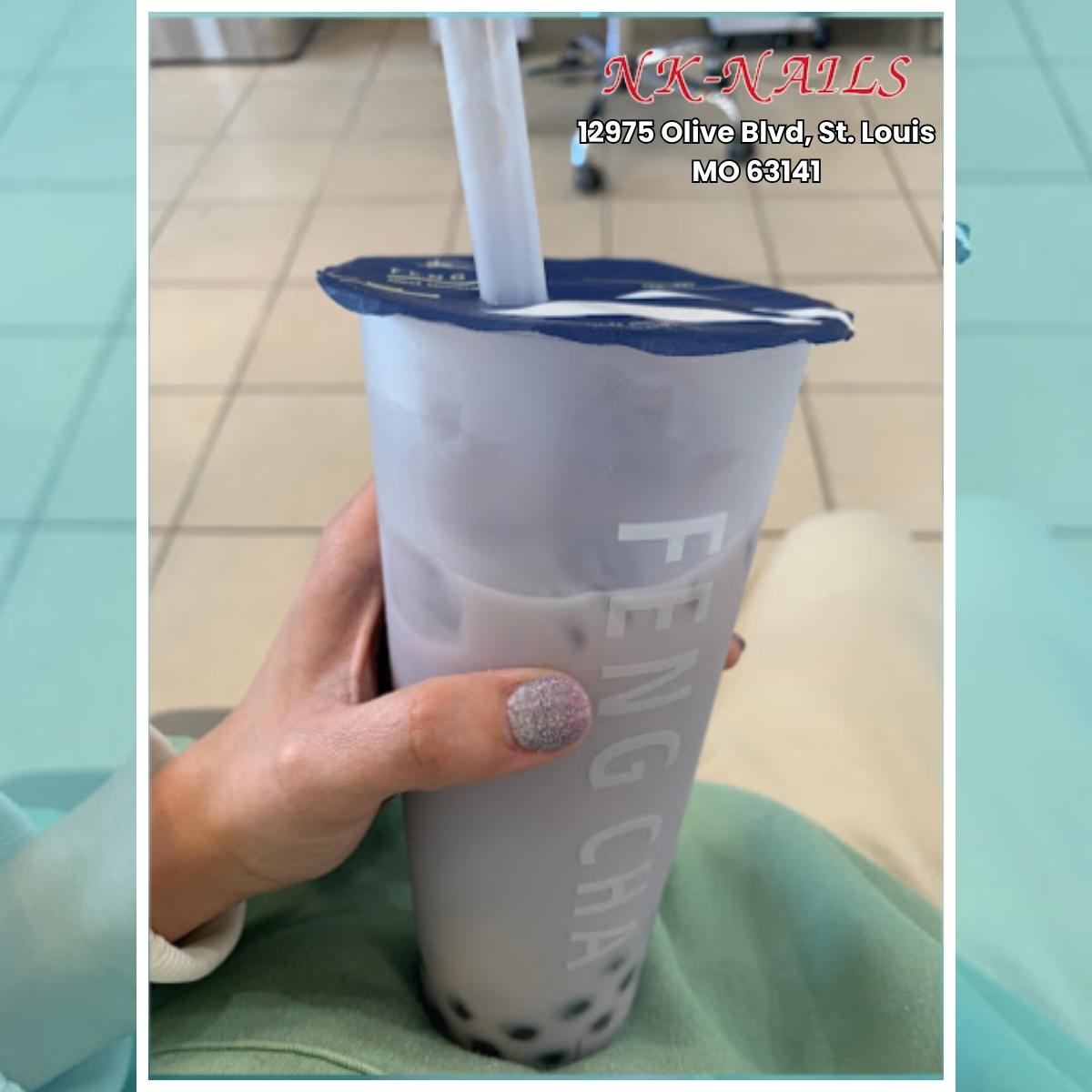 NK Nails Spa now serves with bubble tea