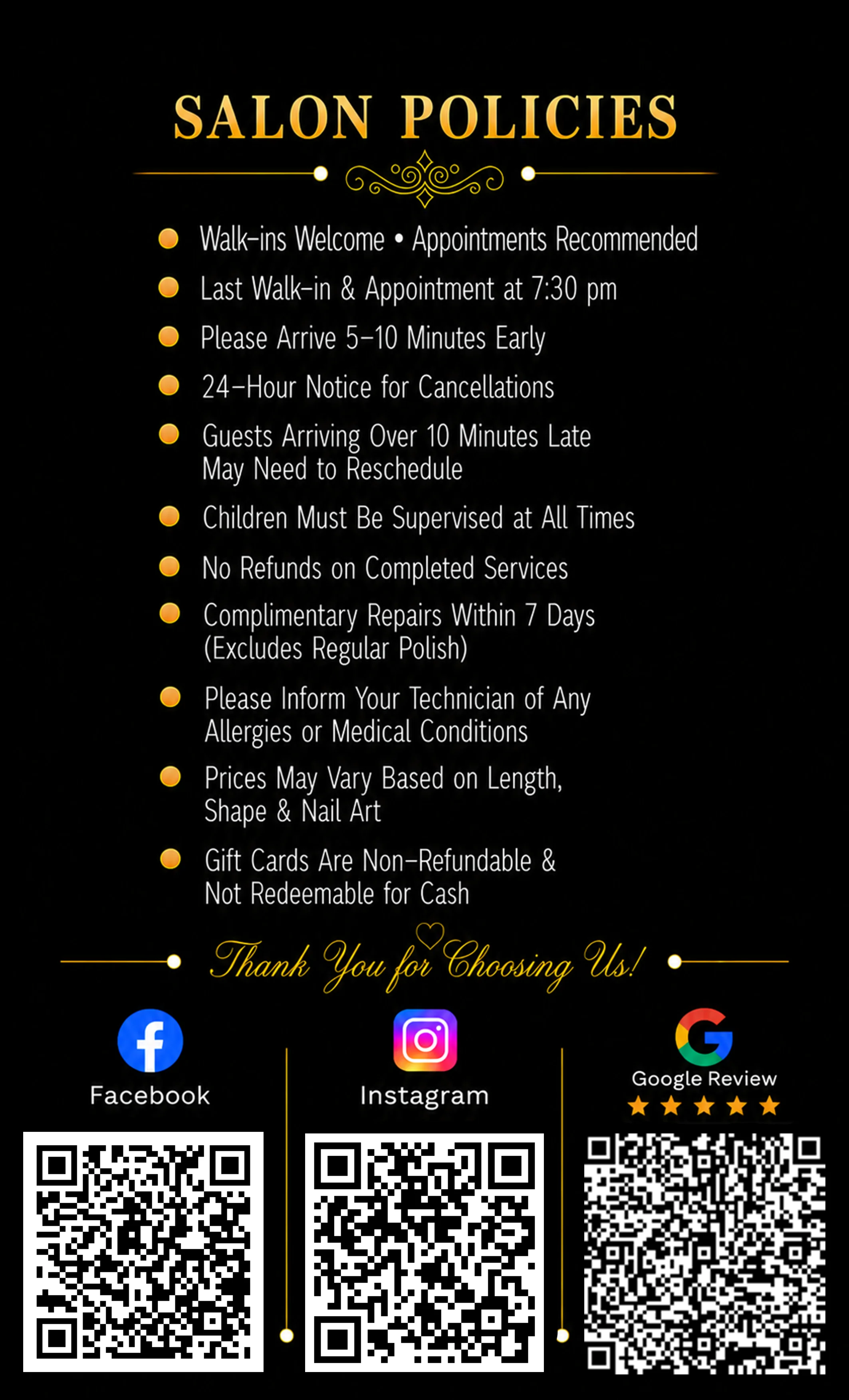 Payment Notice