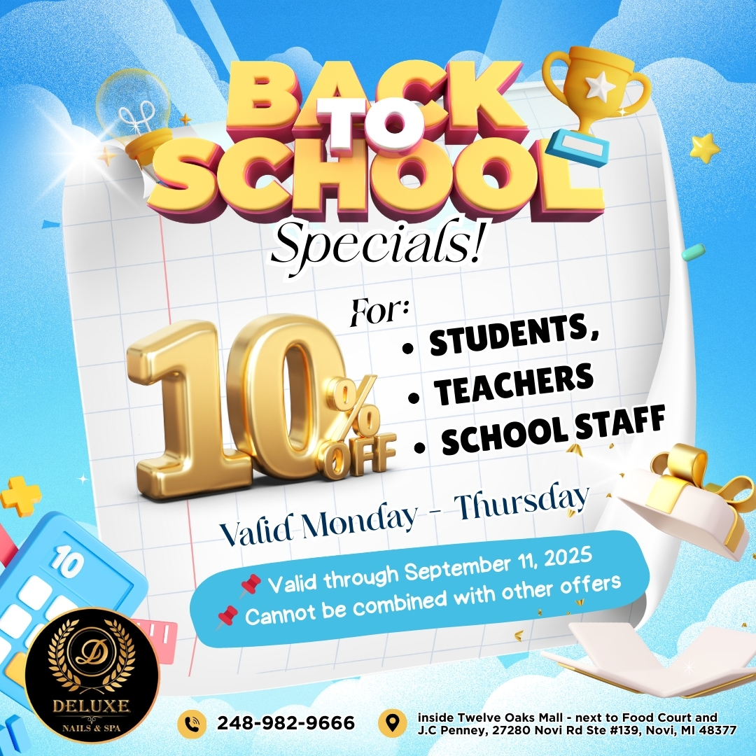 BACK TO SCHOOL SPECIAL
