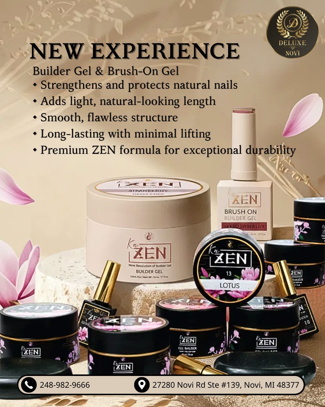 Builder gel and Brush-on gel-coming soon