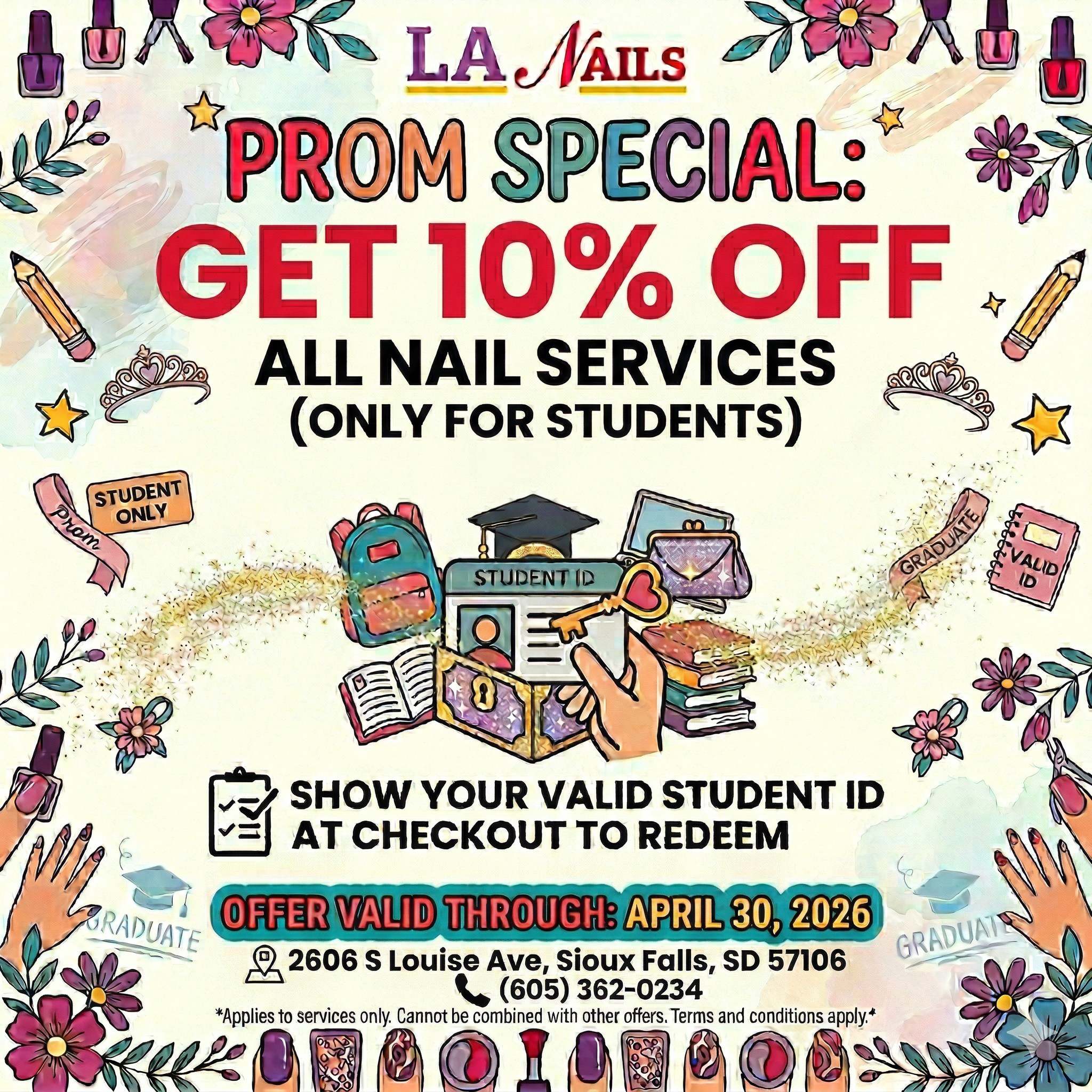 Exp 30 April - THE DEAL: 10% OFF All Nail Services