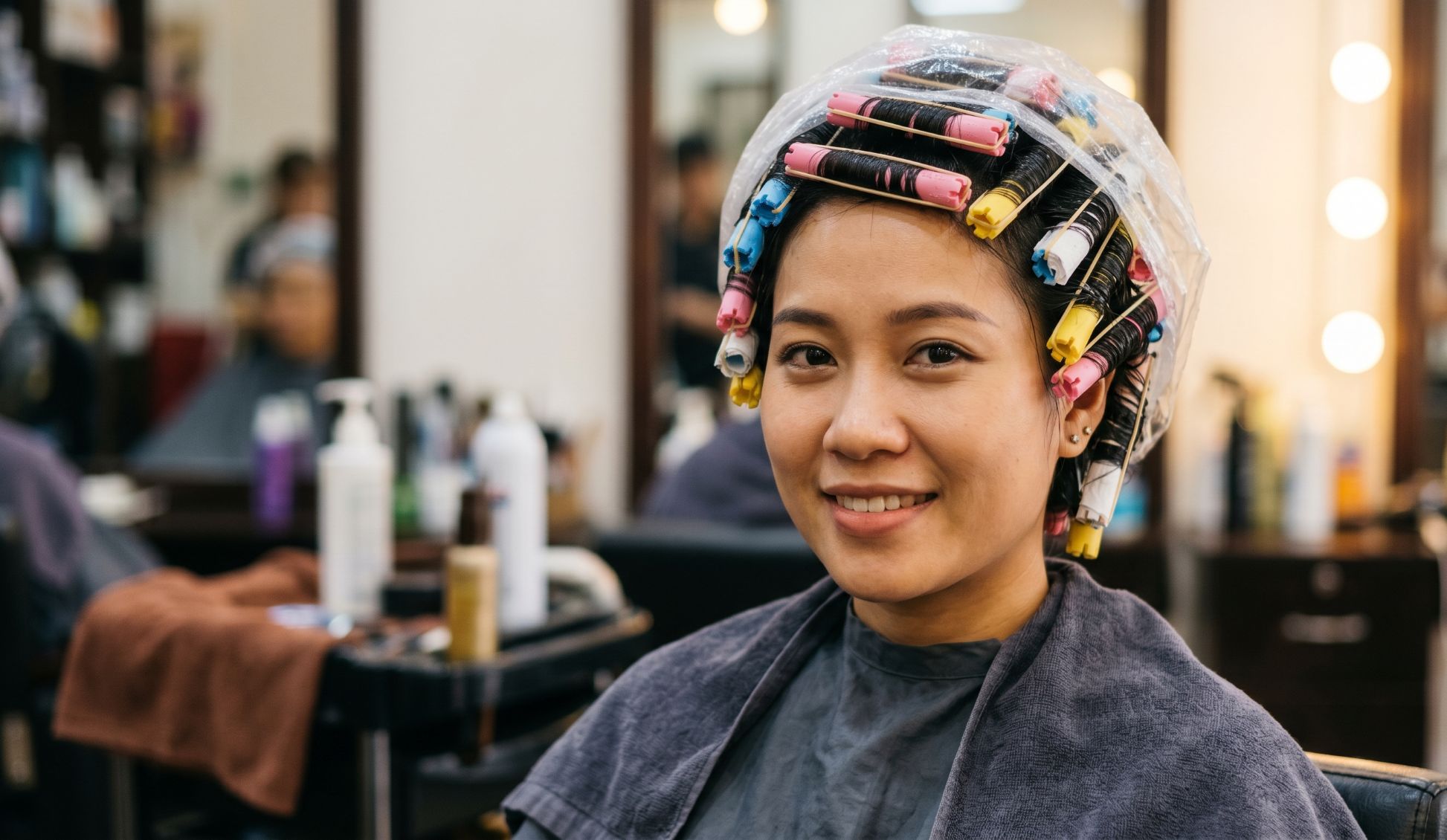 Expert perm service - bouncy curls