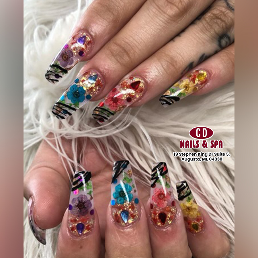 Amazing nail designed by C D Nails & Spa