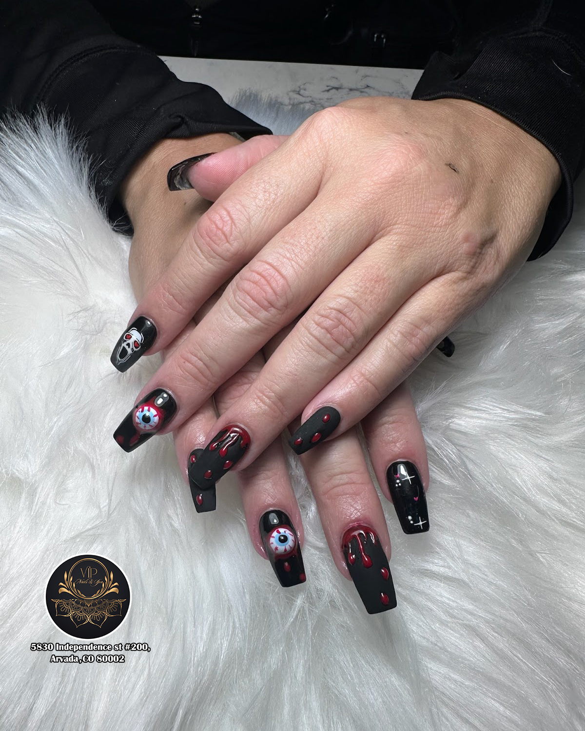 Amazing Nail design this Fall 2025, Halloween Nail Look