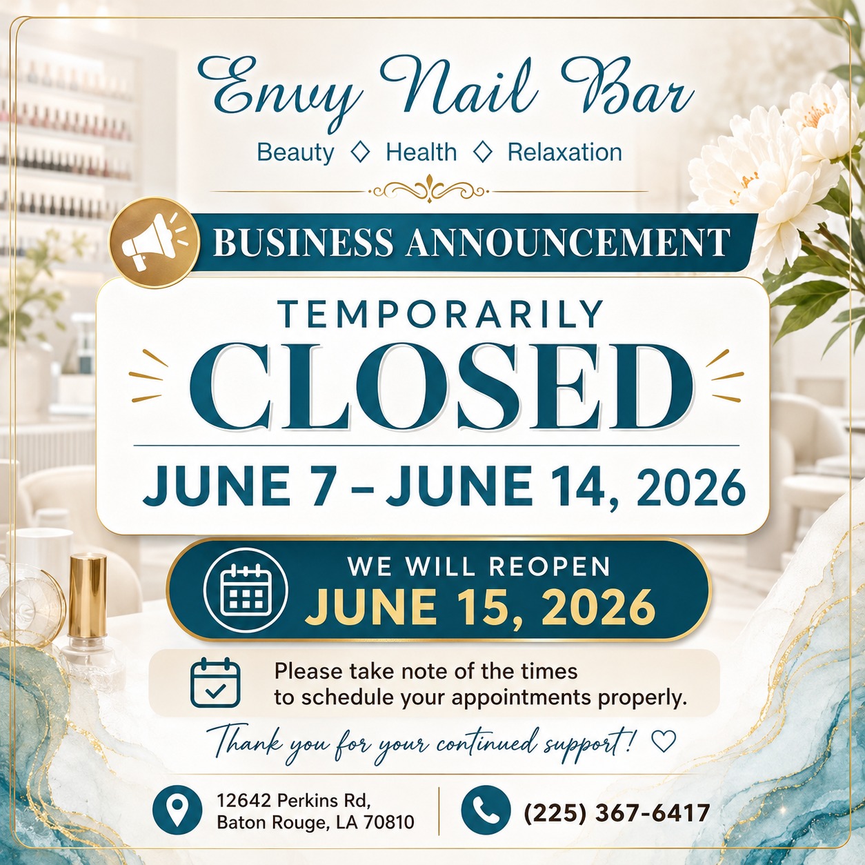 Temporarily Closed