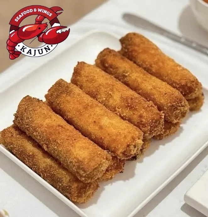 Meet the ultimate starter at Kajun Seafood & Wings Beaumont—our signature Golden Egg Rolls. Address: 3010 Washington Blvd, Beaumont, TX 77705