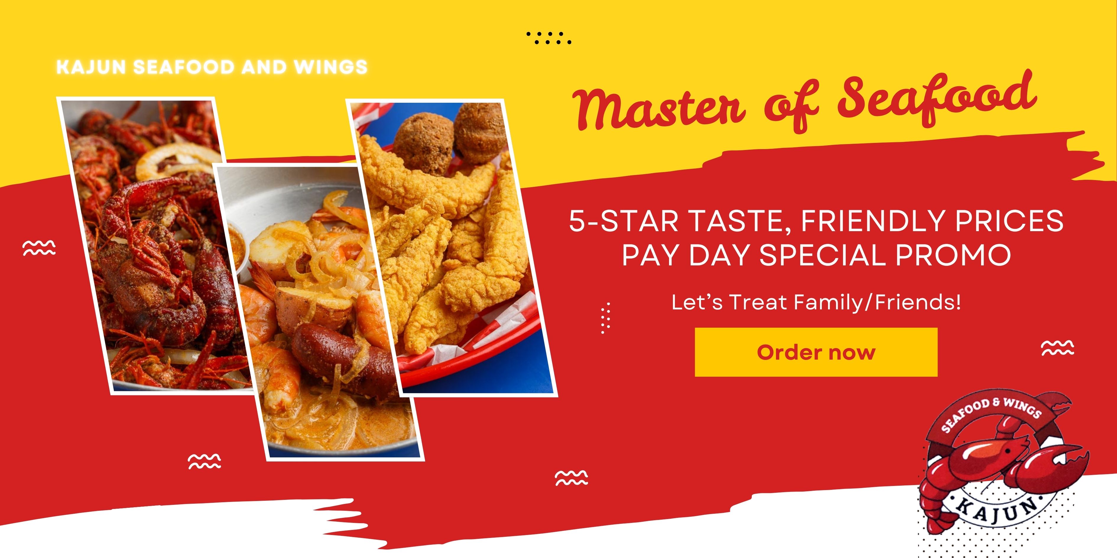 Kajun Seafood & Wings Banner 1