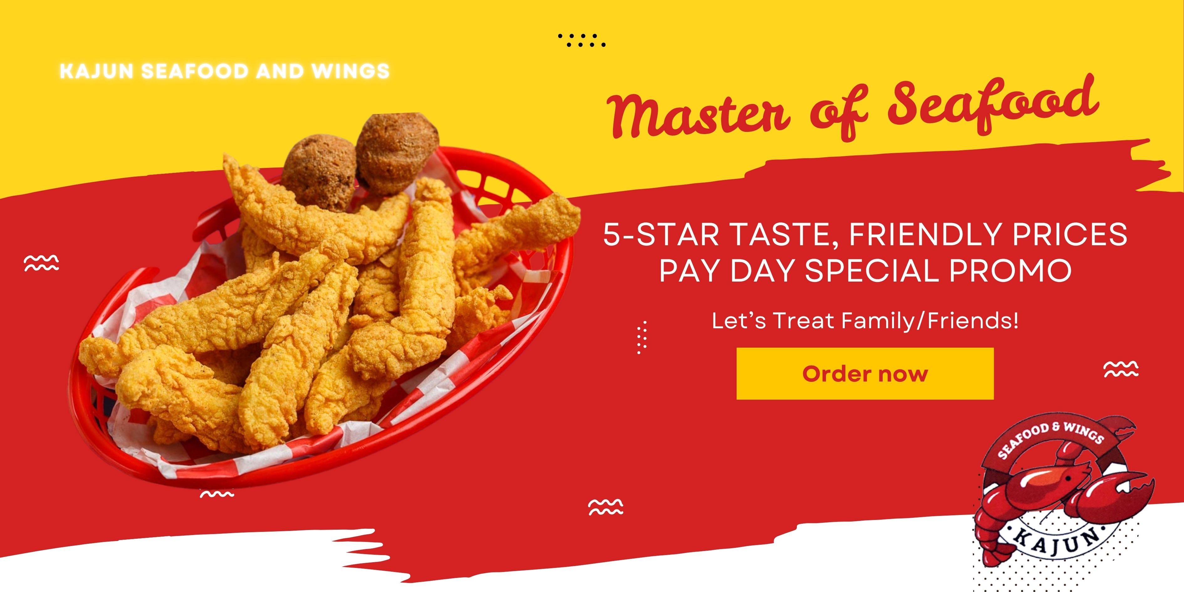 Kajun Seafood & Wings Banner 2