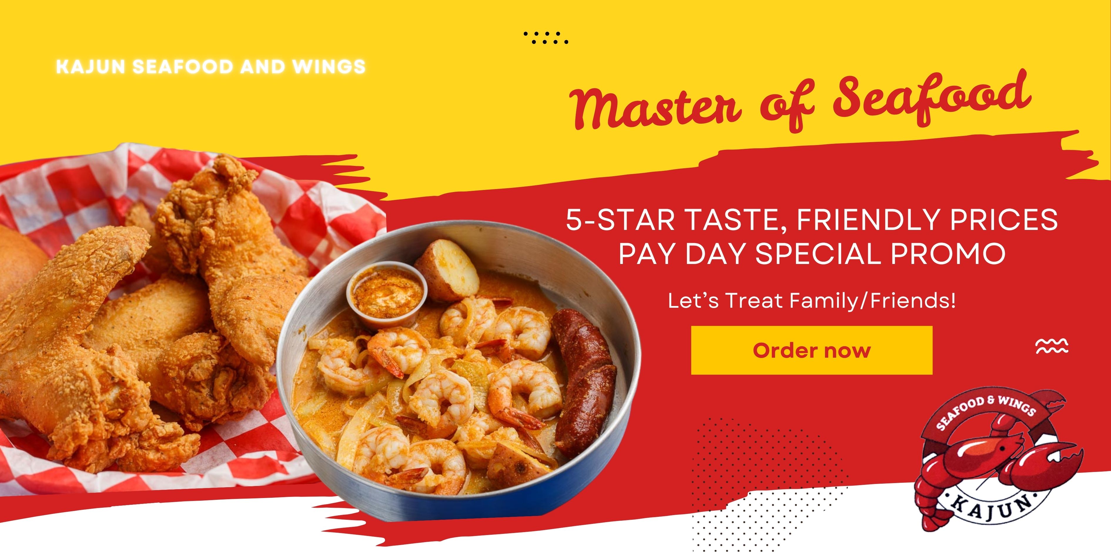 Kajun Seafood & Wings Banner 3