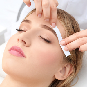 Eyebrow waxing