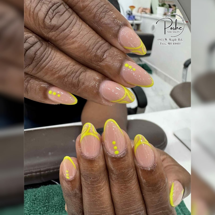 Trendy nail design Trendy nail design