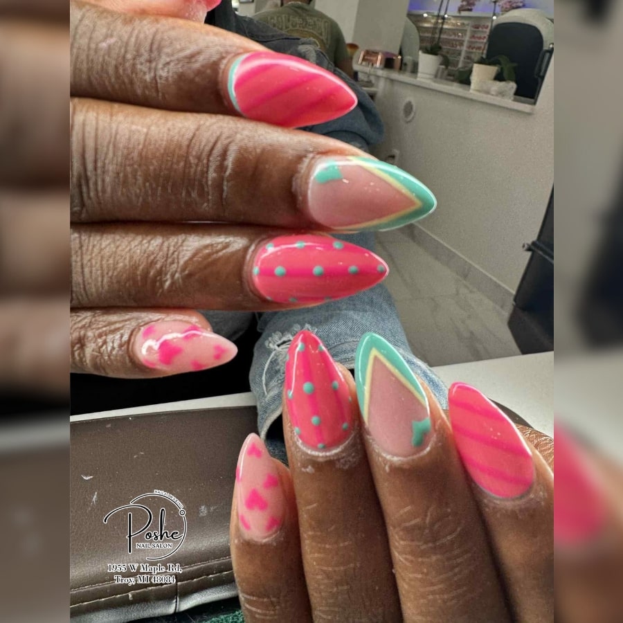 Trendy nail design Trendy nail design