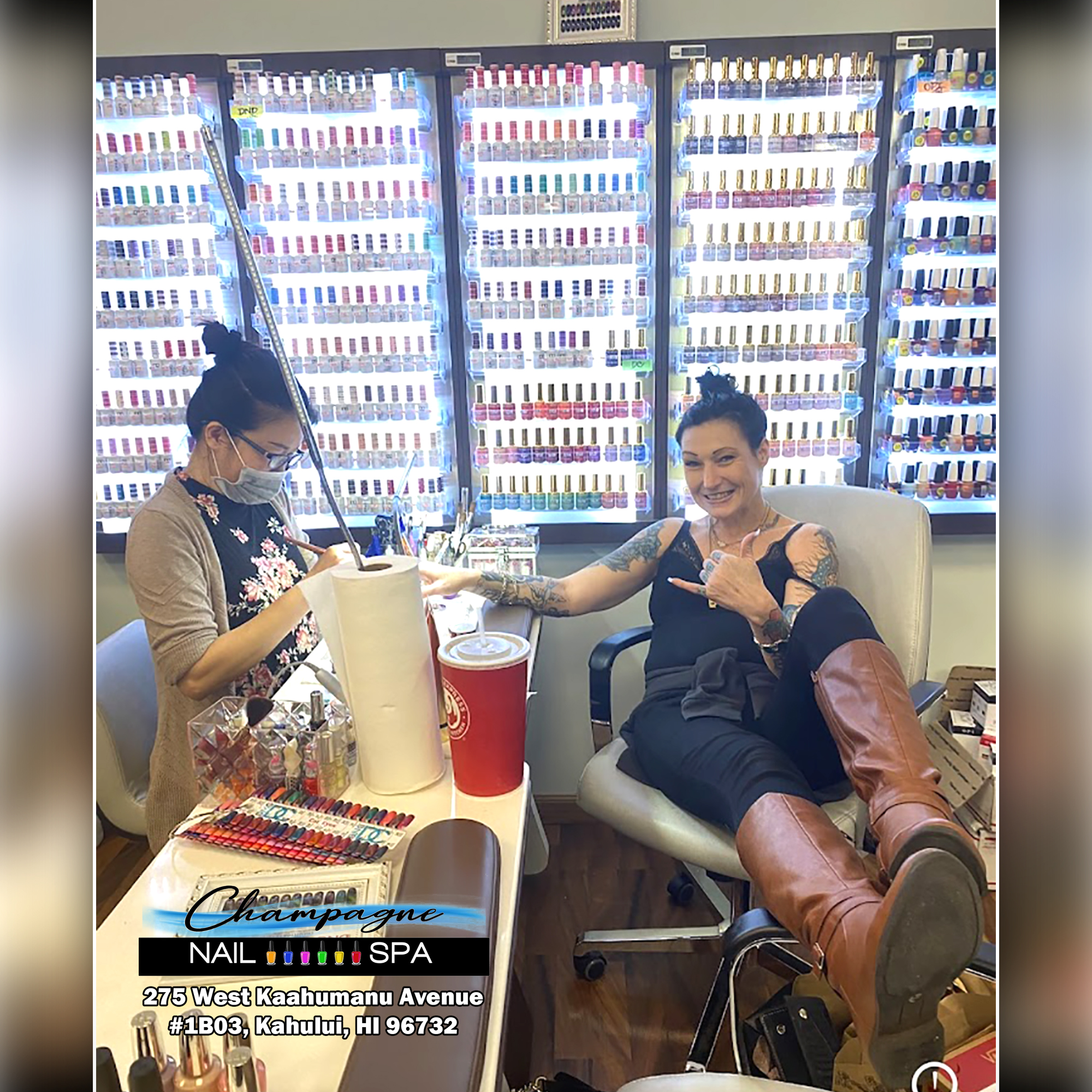 Champagne Nail Spa salon in Kahului, HI 96732
