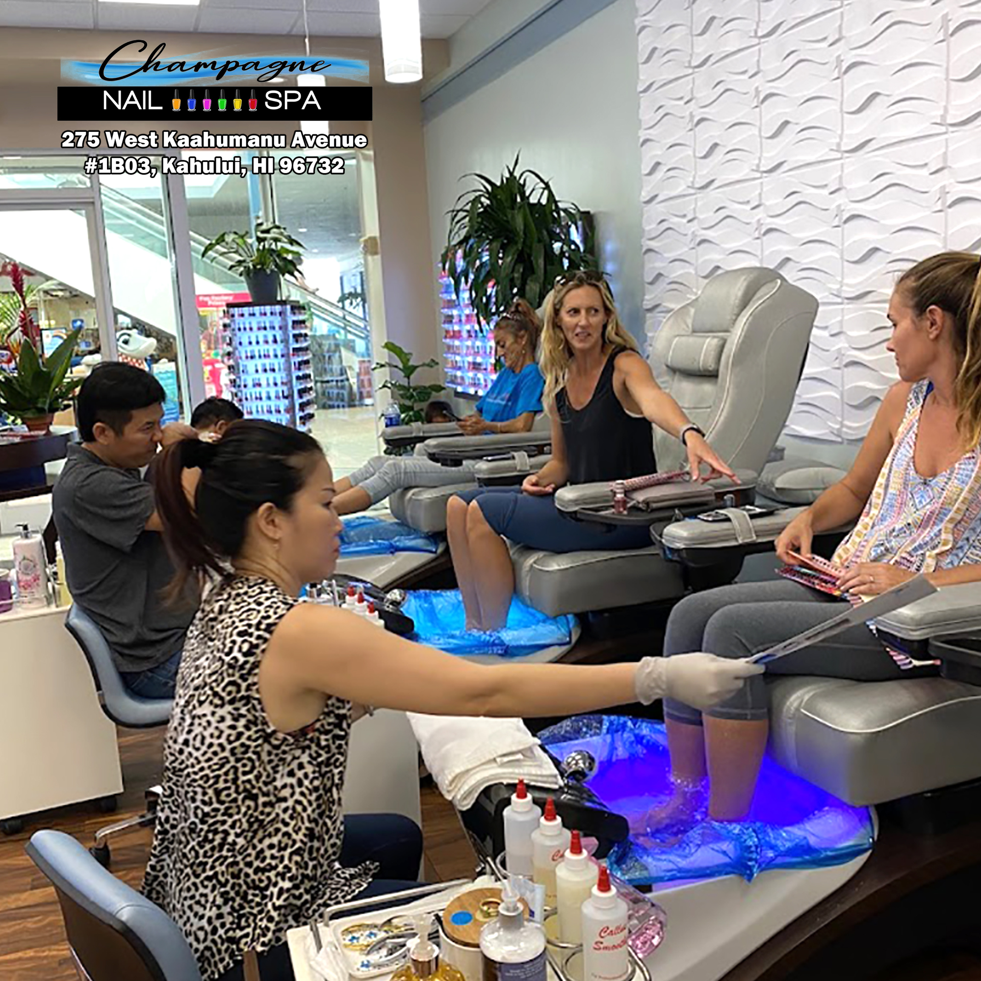 Champagne Nail Spa salon in Kahului, HI 96732