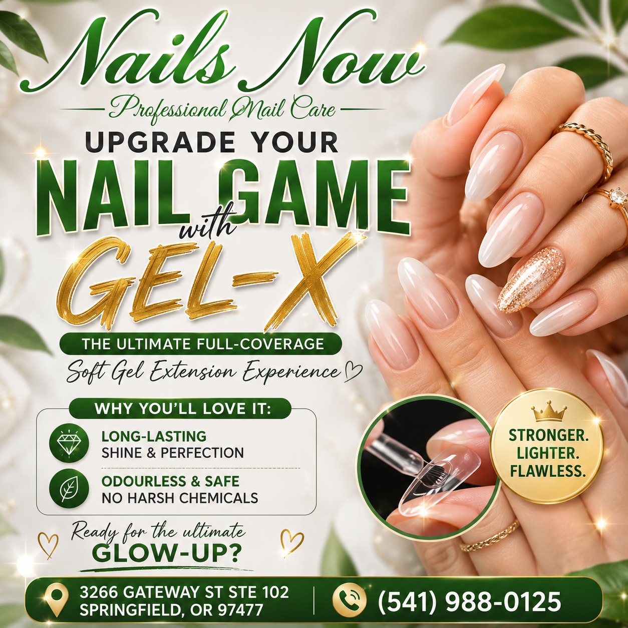 UPGRADE YOUR NAIL GAME WITH GEL-X