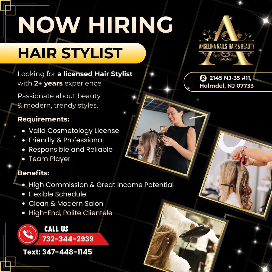 Looking for a licensed Hair Stylist