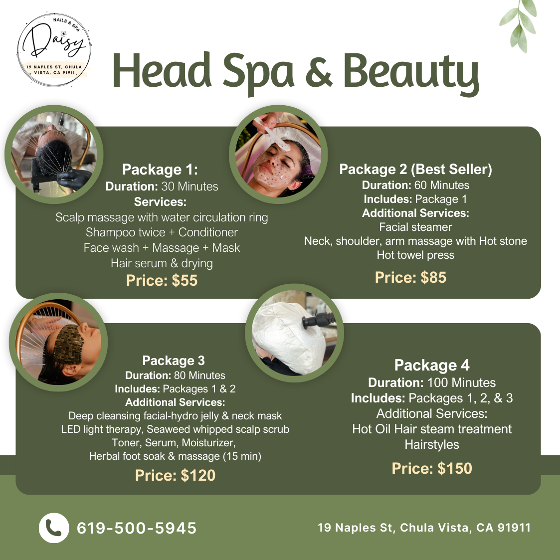 head spa packages