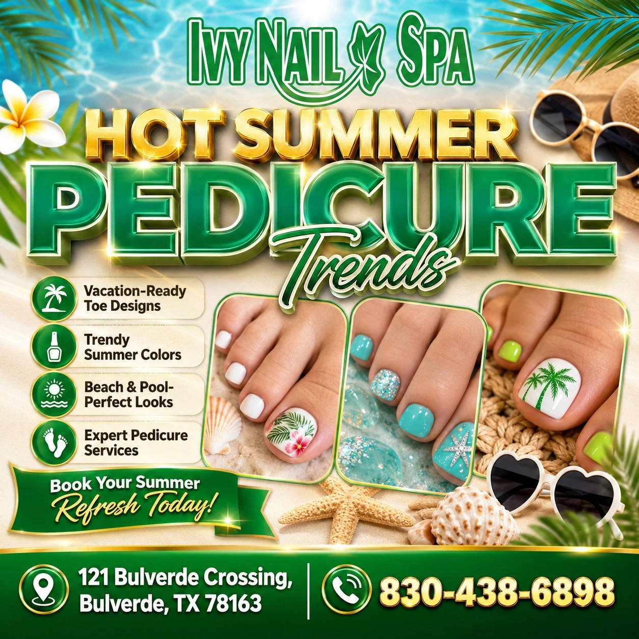 GET VACAY READY WITH OUR HOT SUMMER PEDICURE TRENDS
