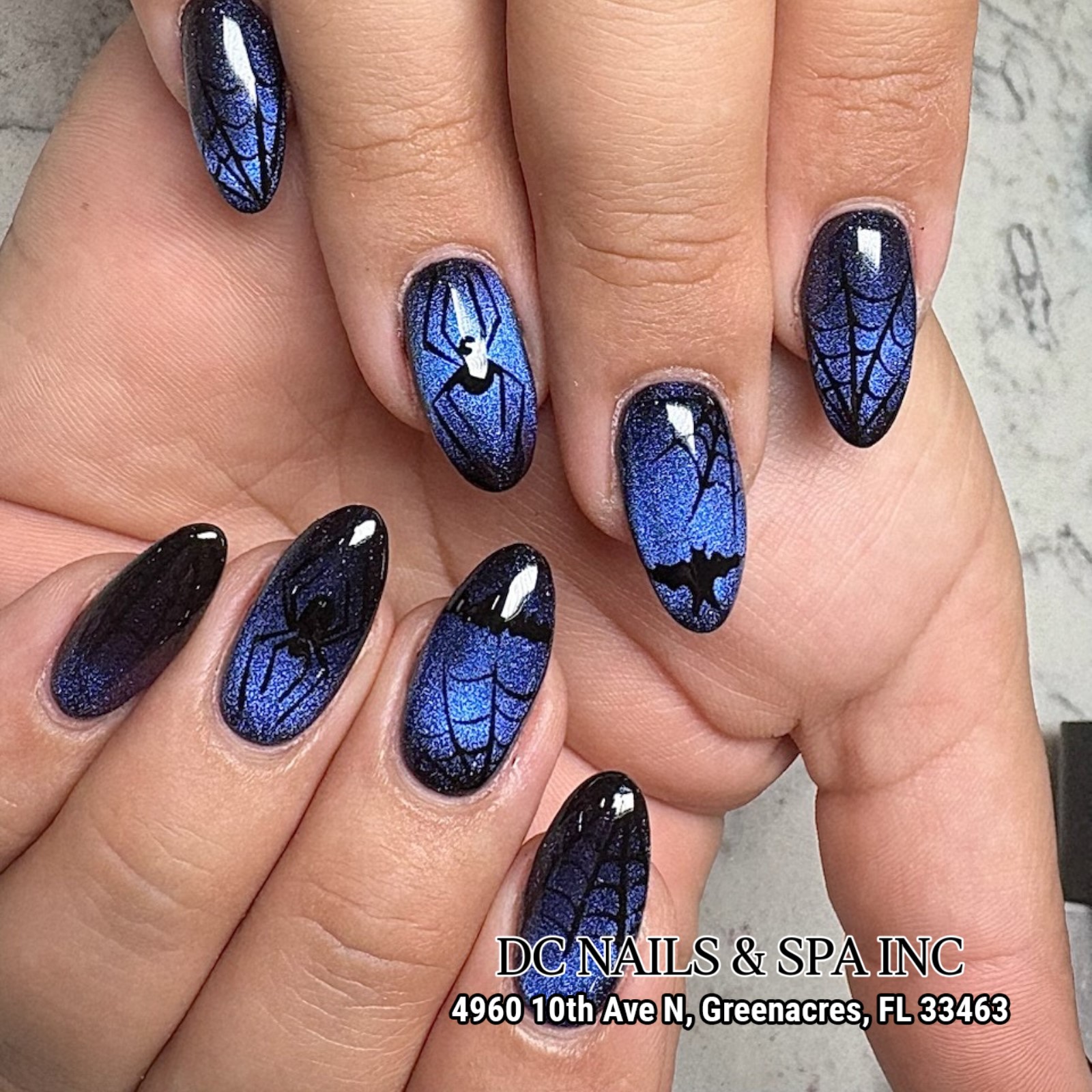 Fall beauty and Halloween Nail Art