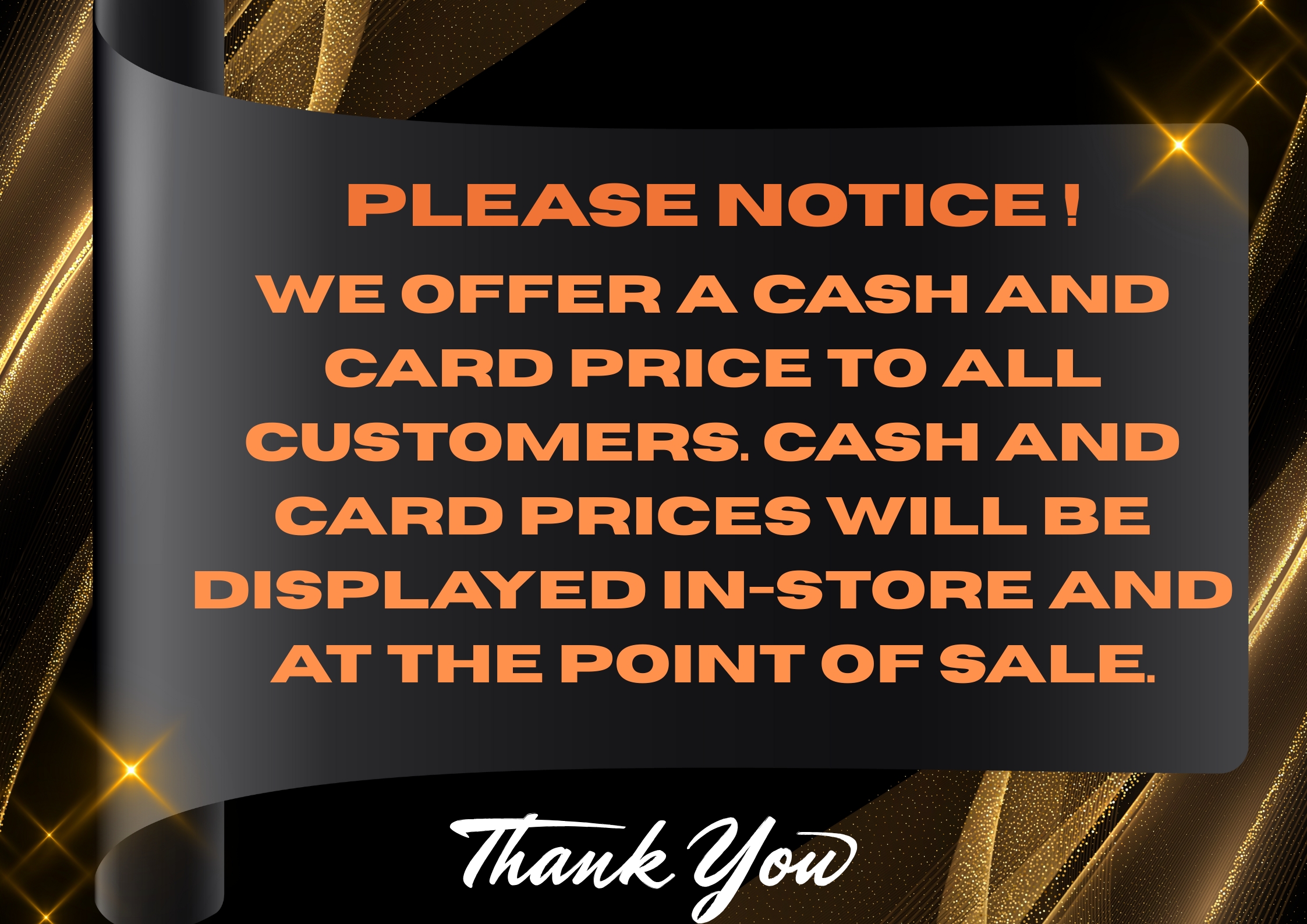 Payment Notice