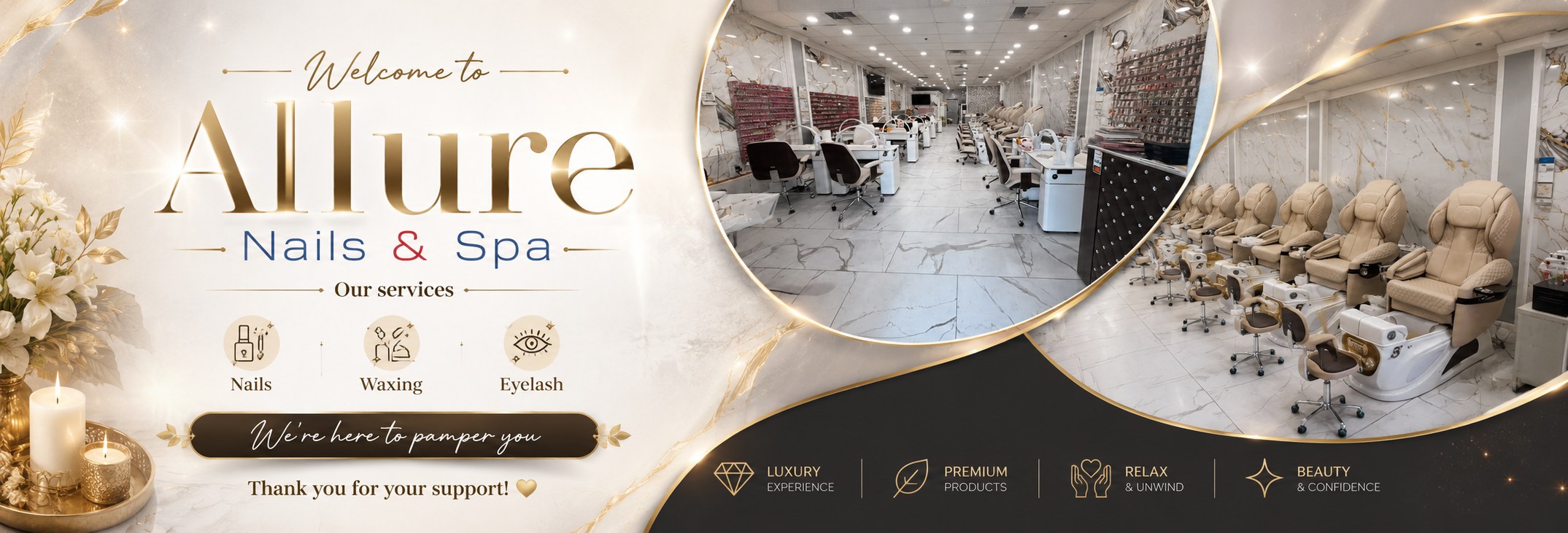 Allure Nails & Spa II in Stockton, CA 95210 | W Hammer Ln