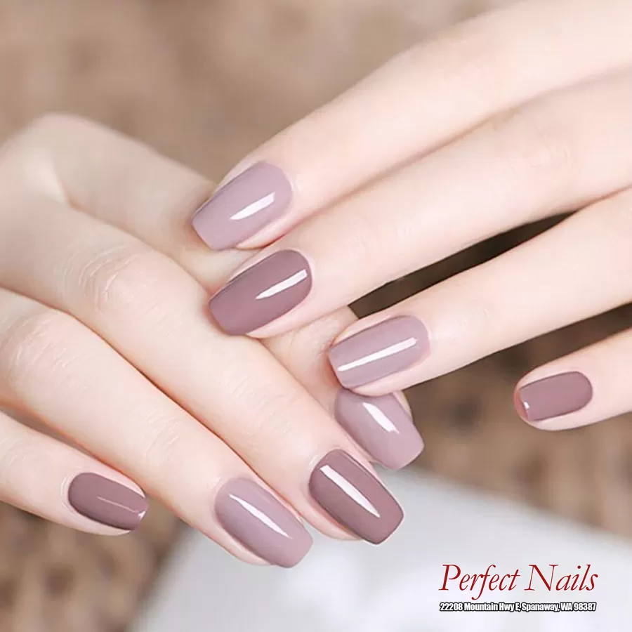 Simple gel nail by Perfect Nails