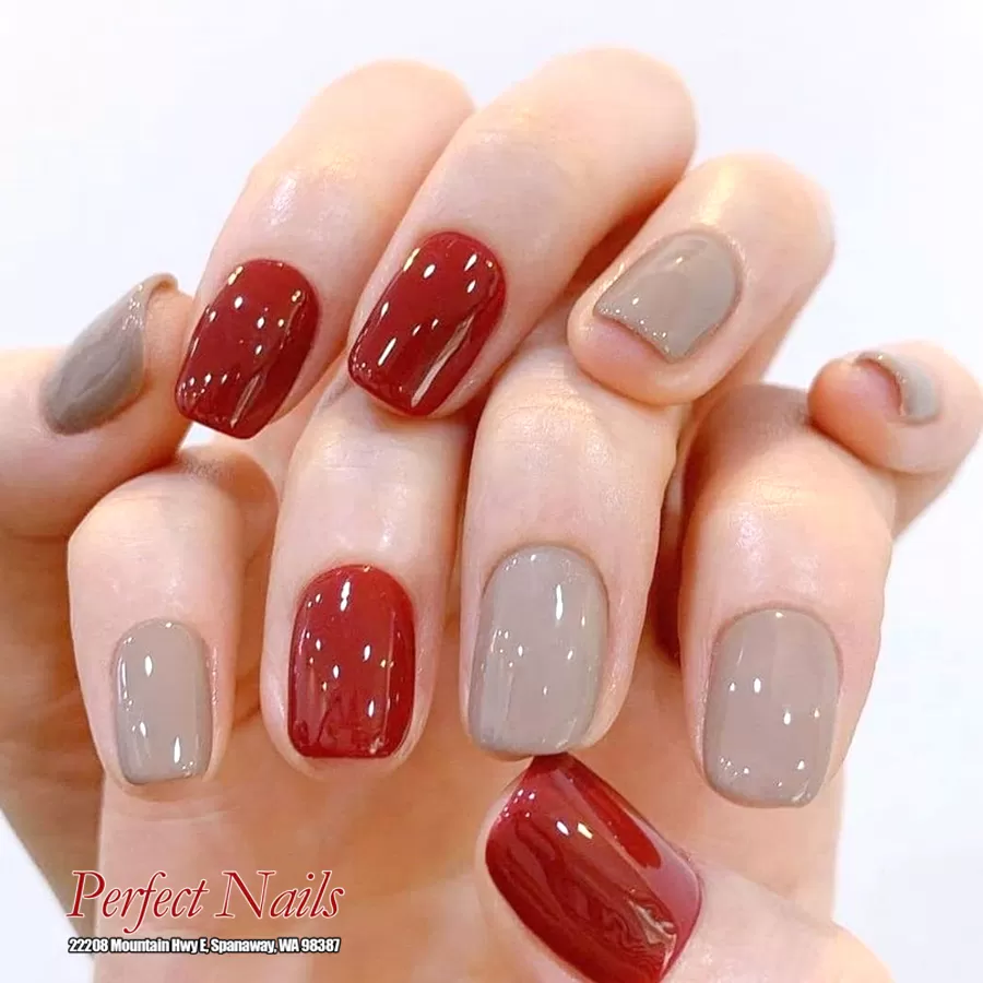 Simple gel nail by Perfect Nails