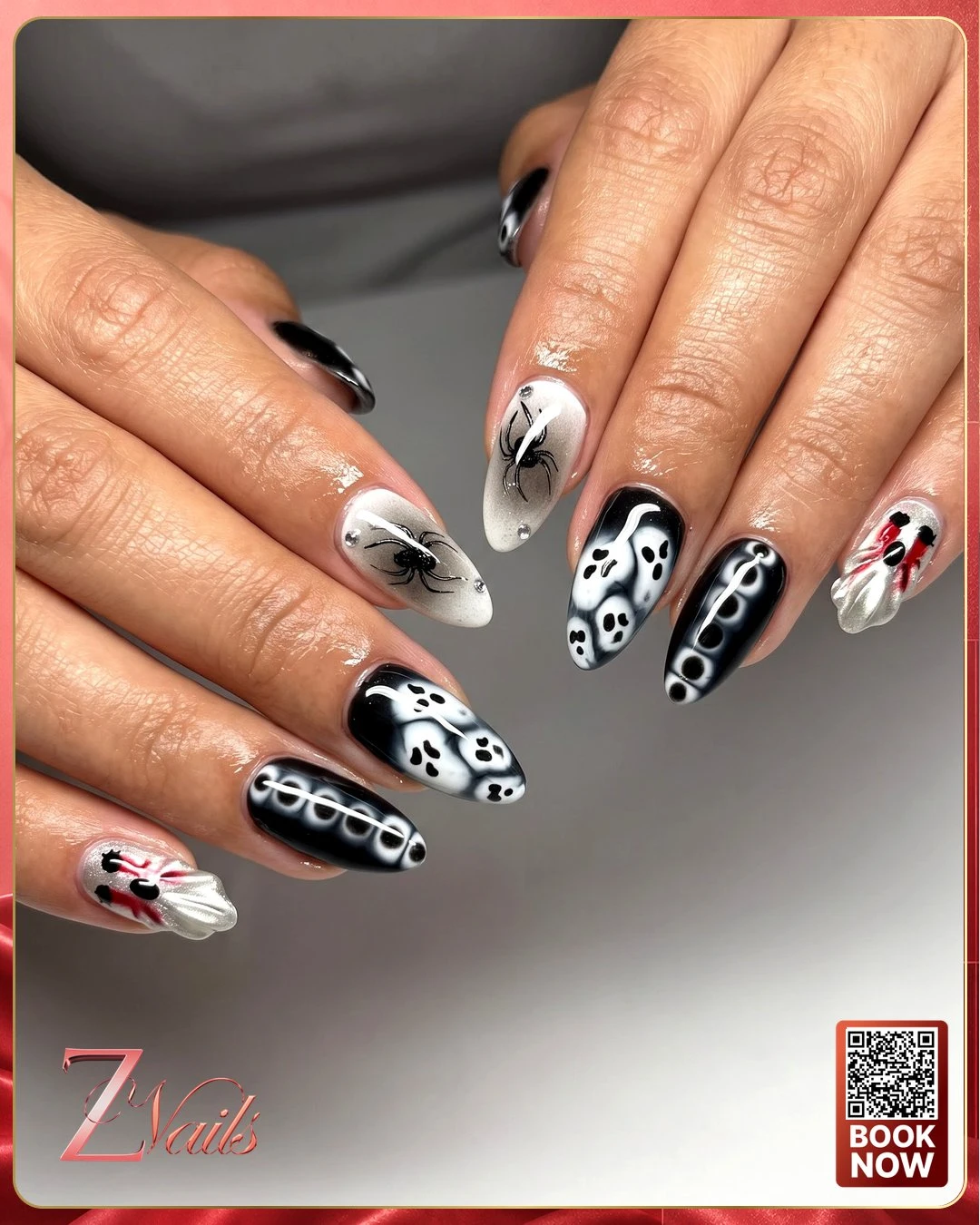 4 Spooky & Chic Halloween Nail Art Ideas to Try This Season in 2026 | Z Nails Woodstock