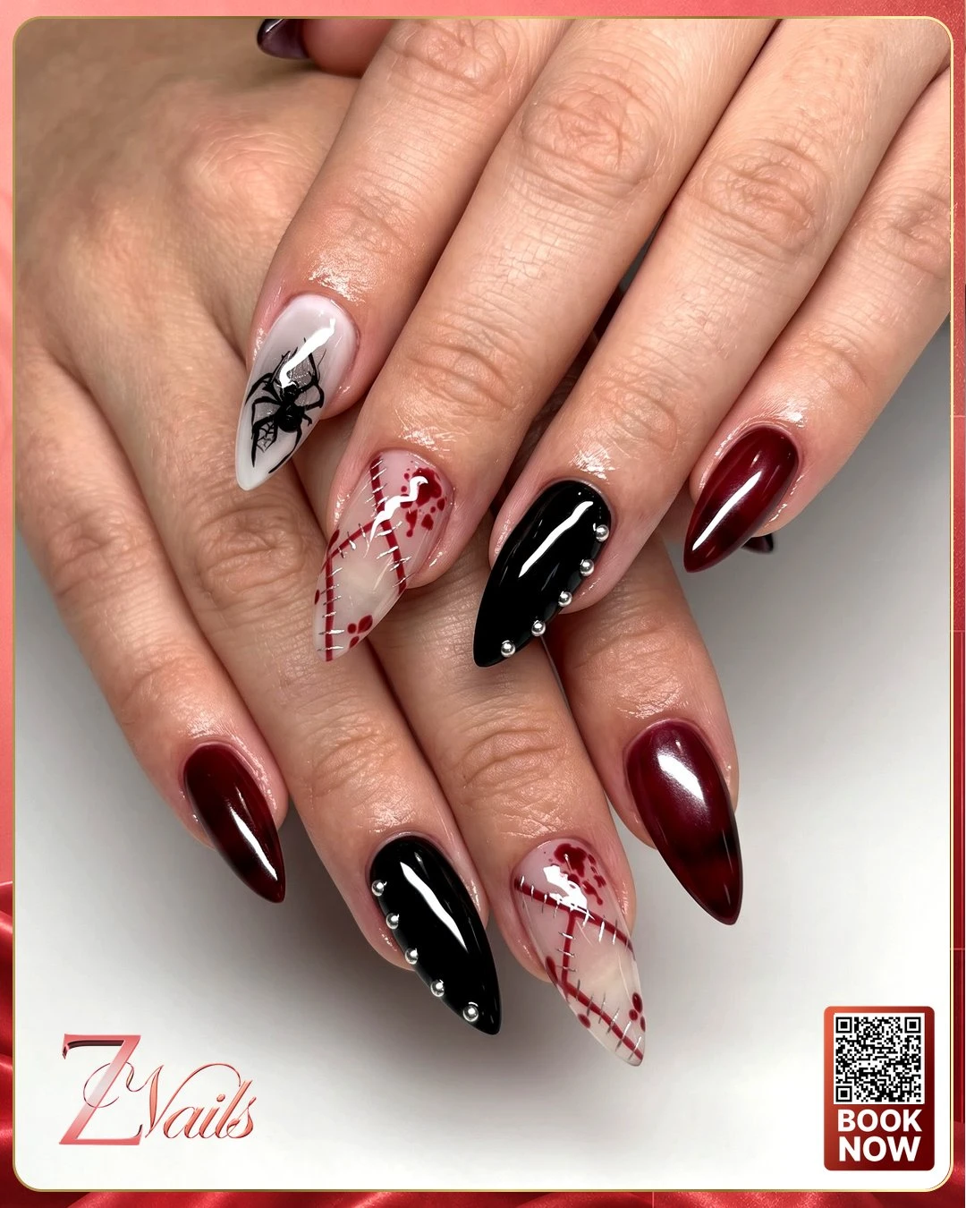 4 Spooky & Chic Halloween Nail Art Ideas to Try This Season in 2026 | Z Nails Woodstock
