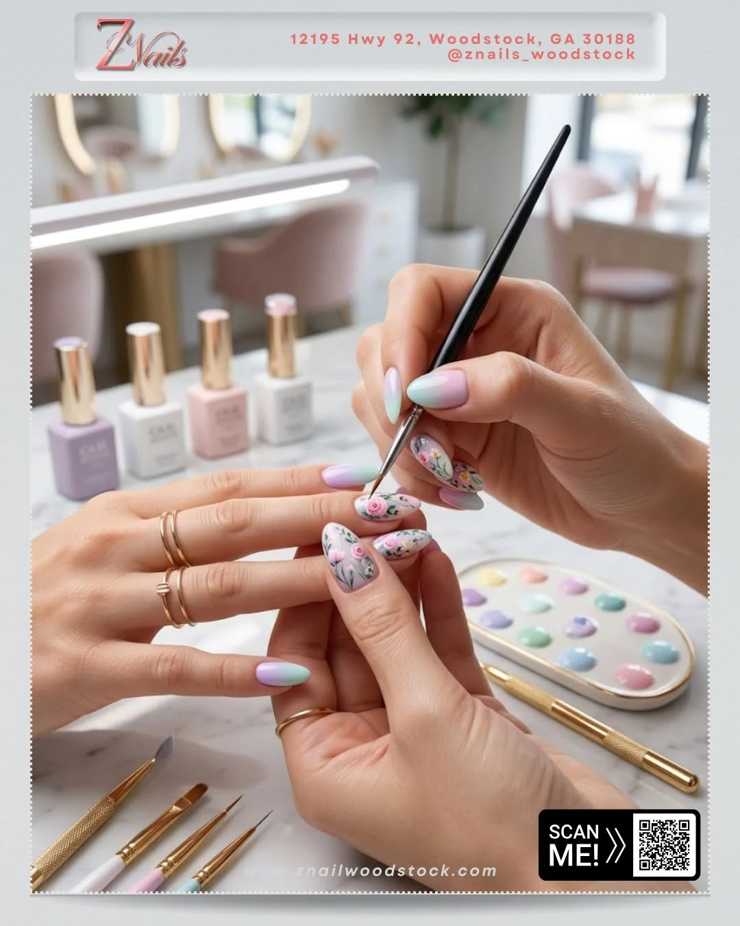 Experience Urban Relaxation at Z Nails Salon in Woodstock, GA 30188