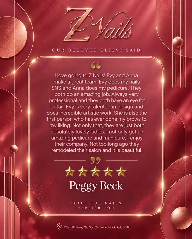 Beloved by Our Clients & Elevate Your Look This Fall Season at Z Nails Woodstock