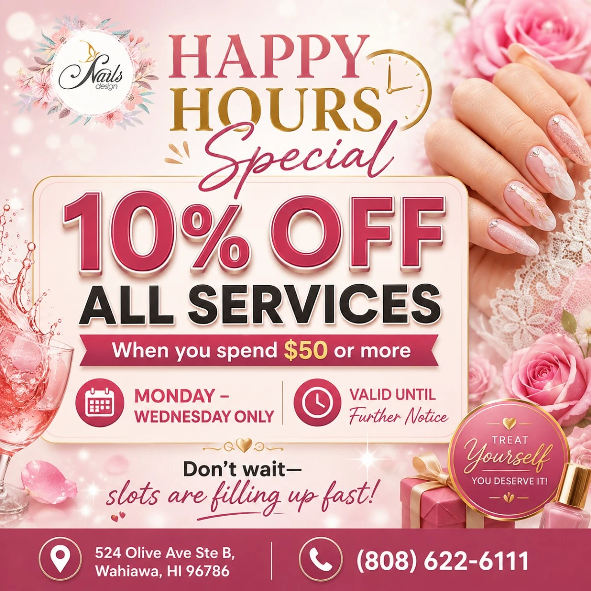 HAPPY HOURS SPECIAL