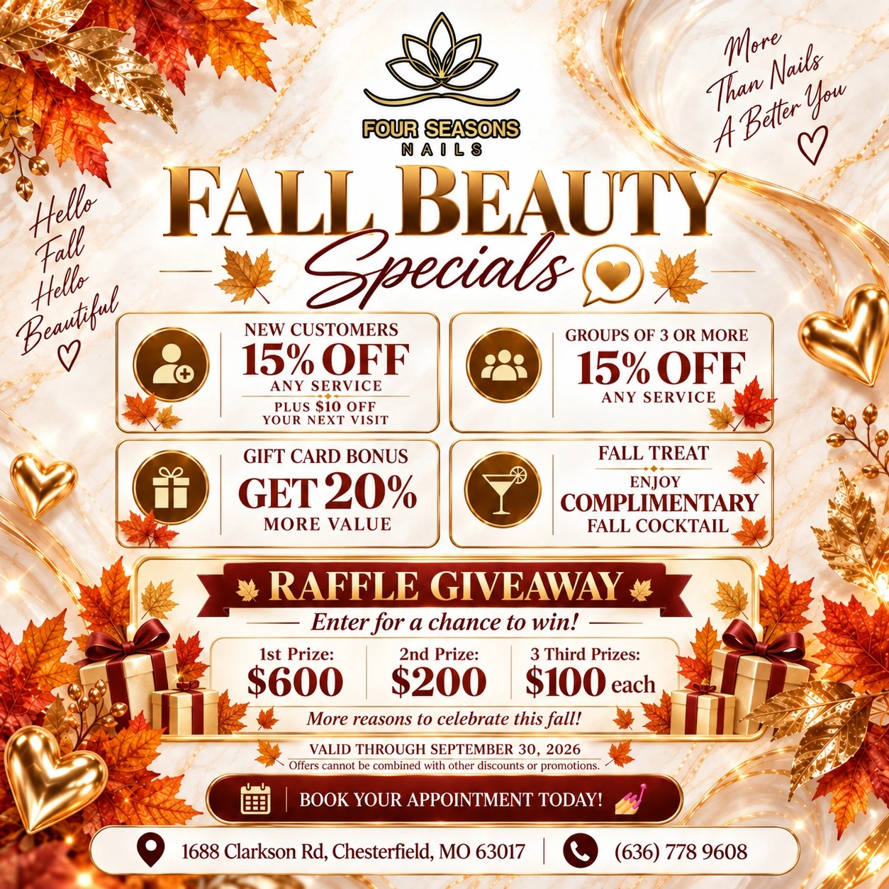 Fall Beauty Specials