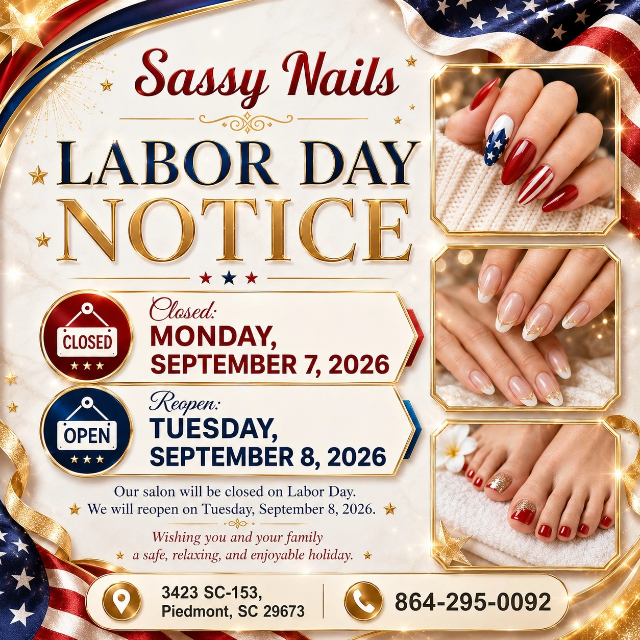 Labor Day Notice
