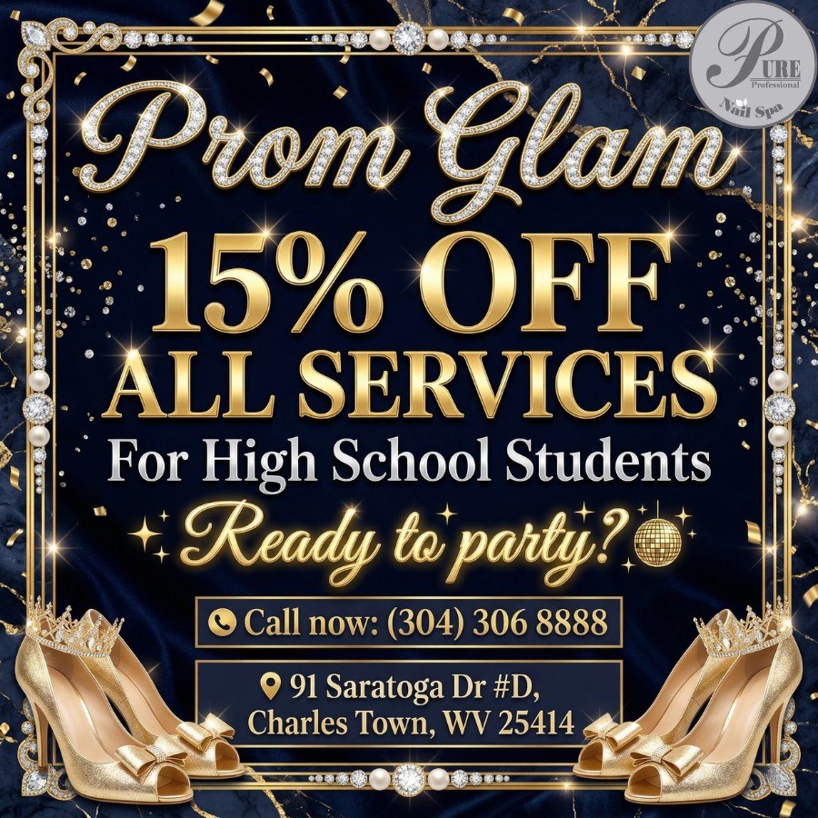 Get Your PROM GLAM at Pure Nail Spa