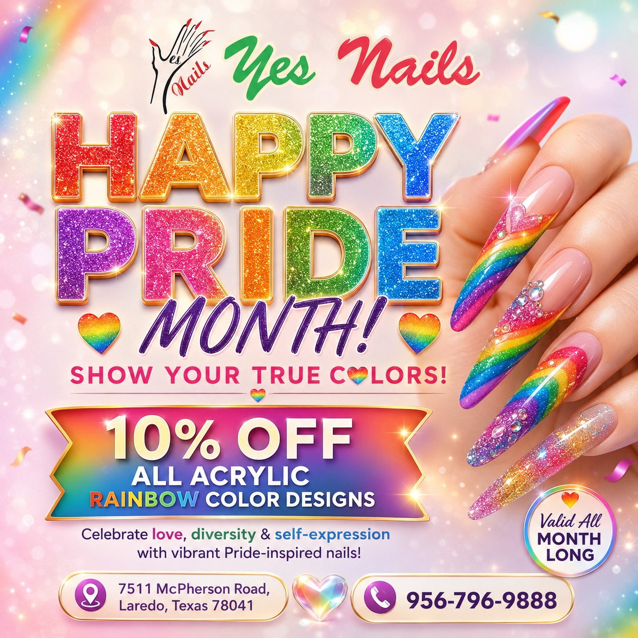 Yes Nails – Happy Pride Month