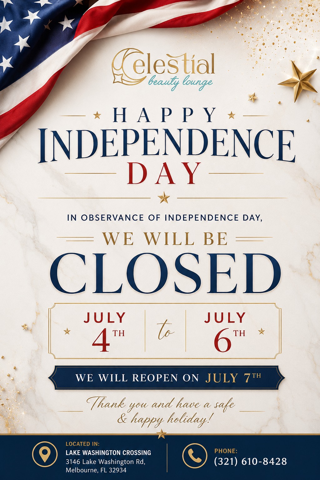 Holiday Notice