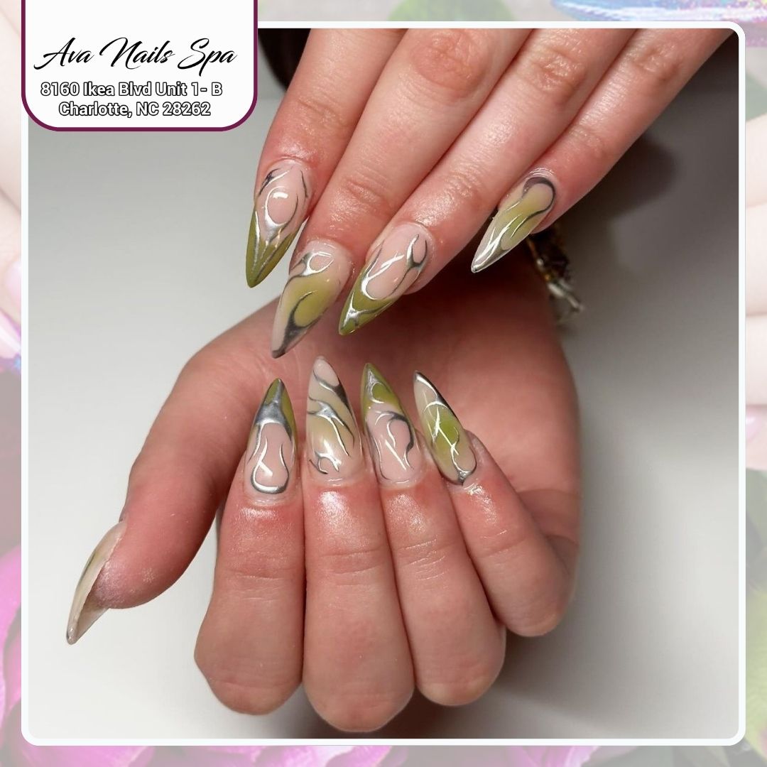 Nail design by Ava Nails Spa — nail salon 28262 Charlotte NC