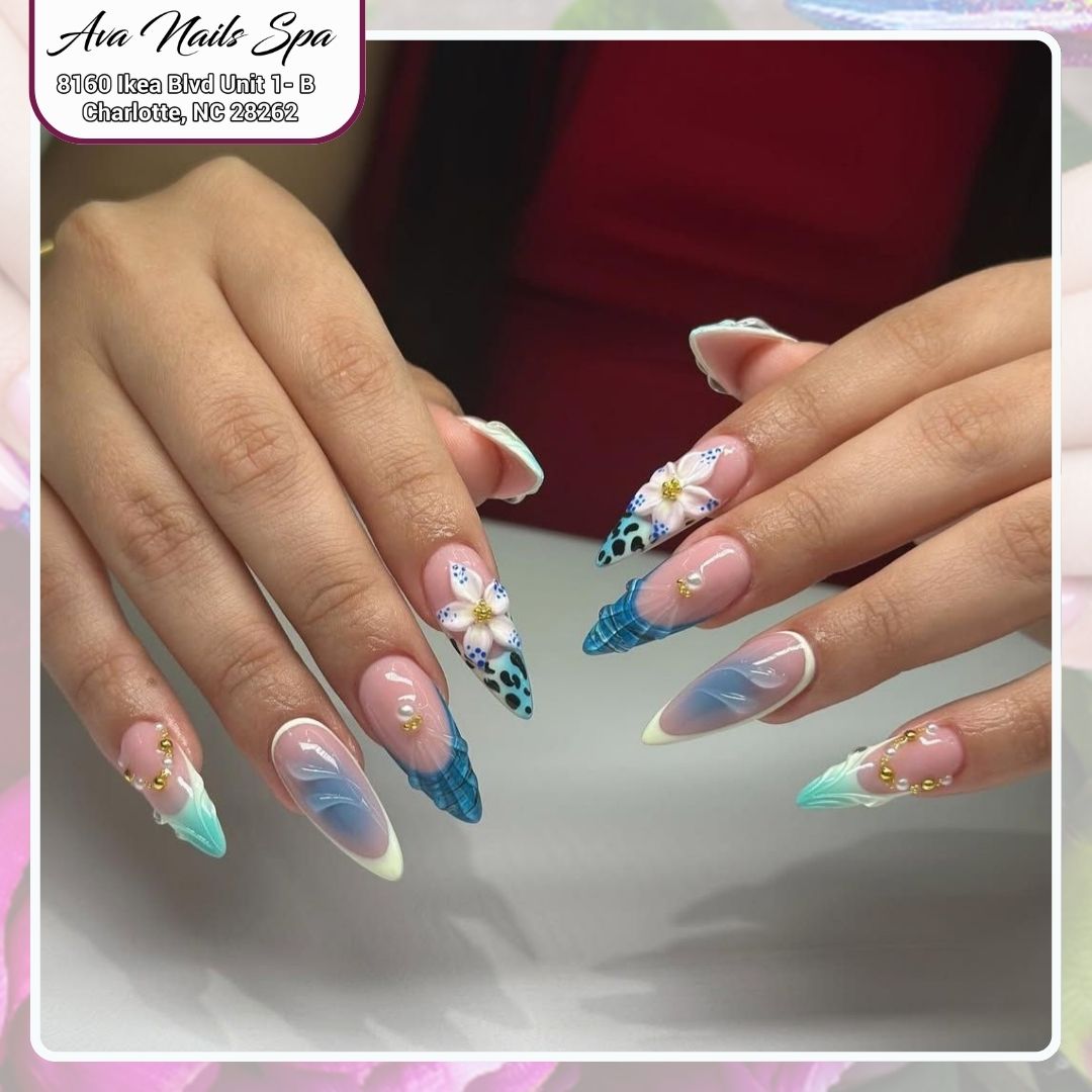 Nail design by Ava Nails Spa — nail salon 28262 Charlotte NC