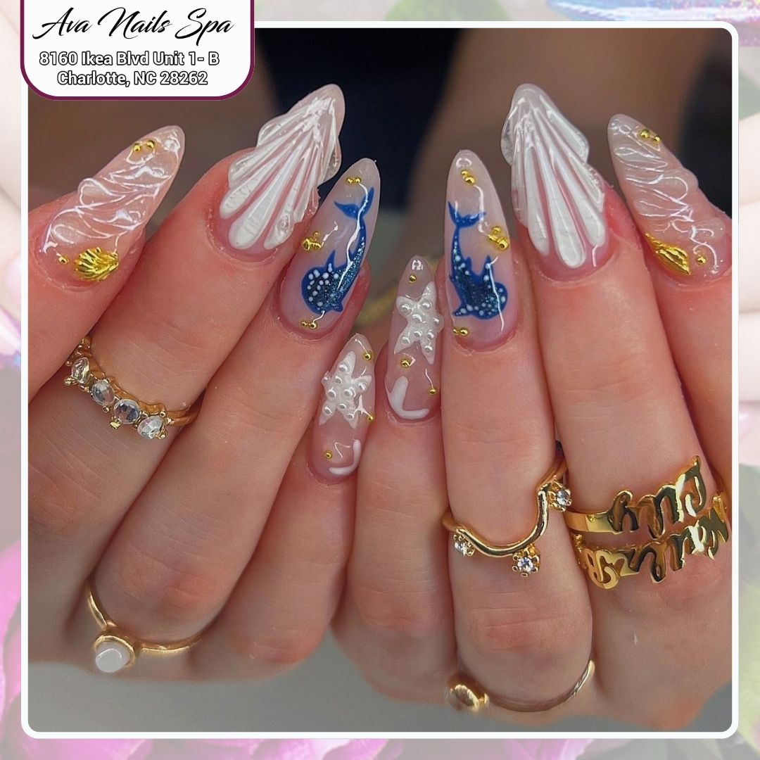 Nail design by Ava Nails Spa — nail salon 28262 Charlotte NC