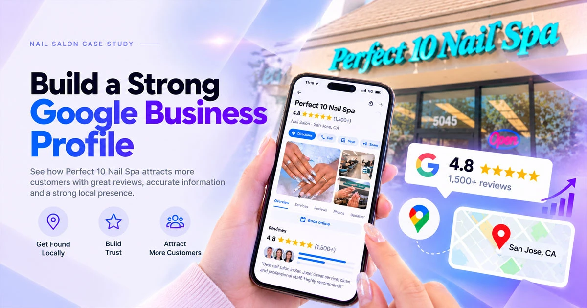 Perfect 10 Nail Spa Google reviews and customer ratings in San Jose California