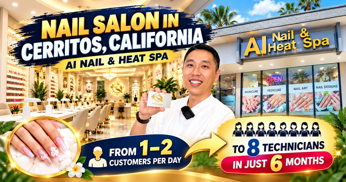 AI Nail & Heat Spa nail salon in Cerritos, California